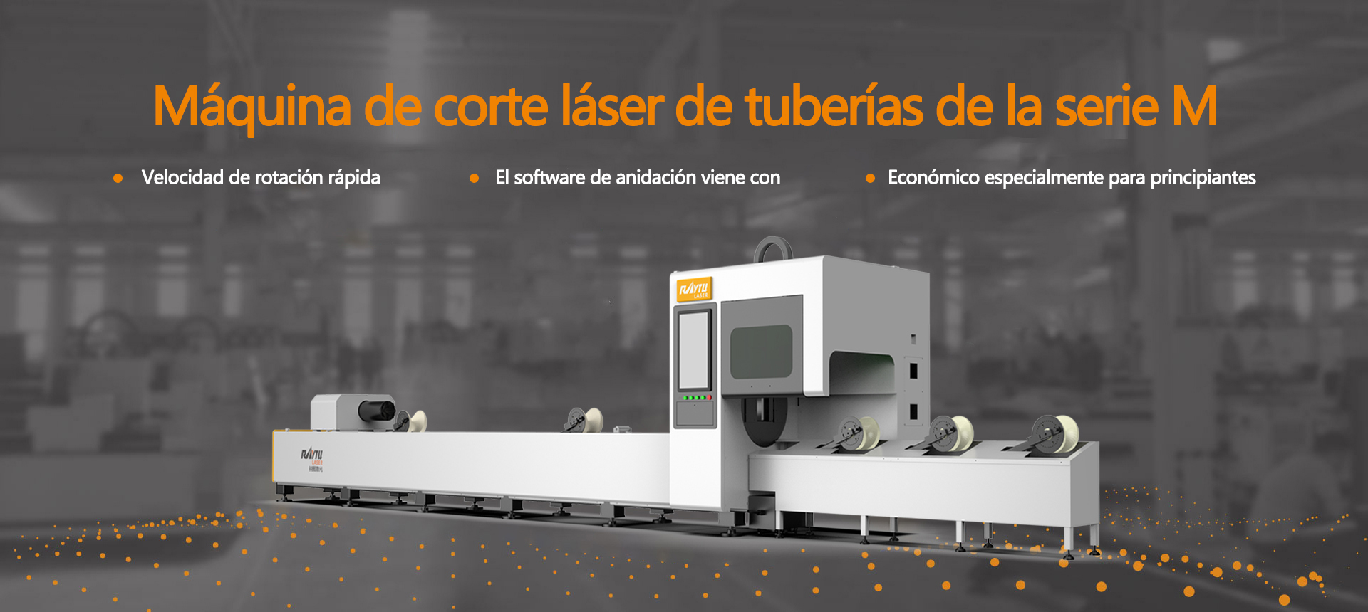 Máquina automática de corte por láser de tubos