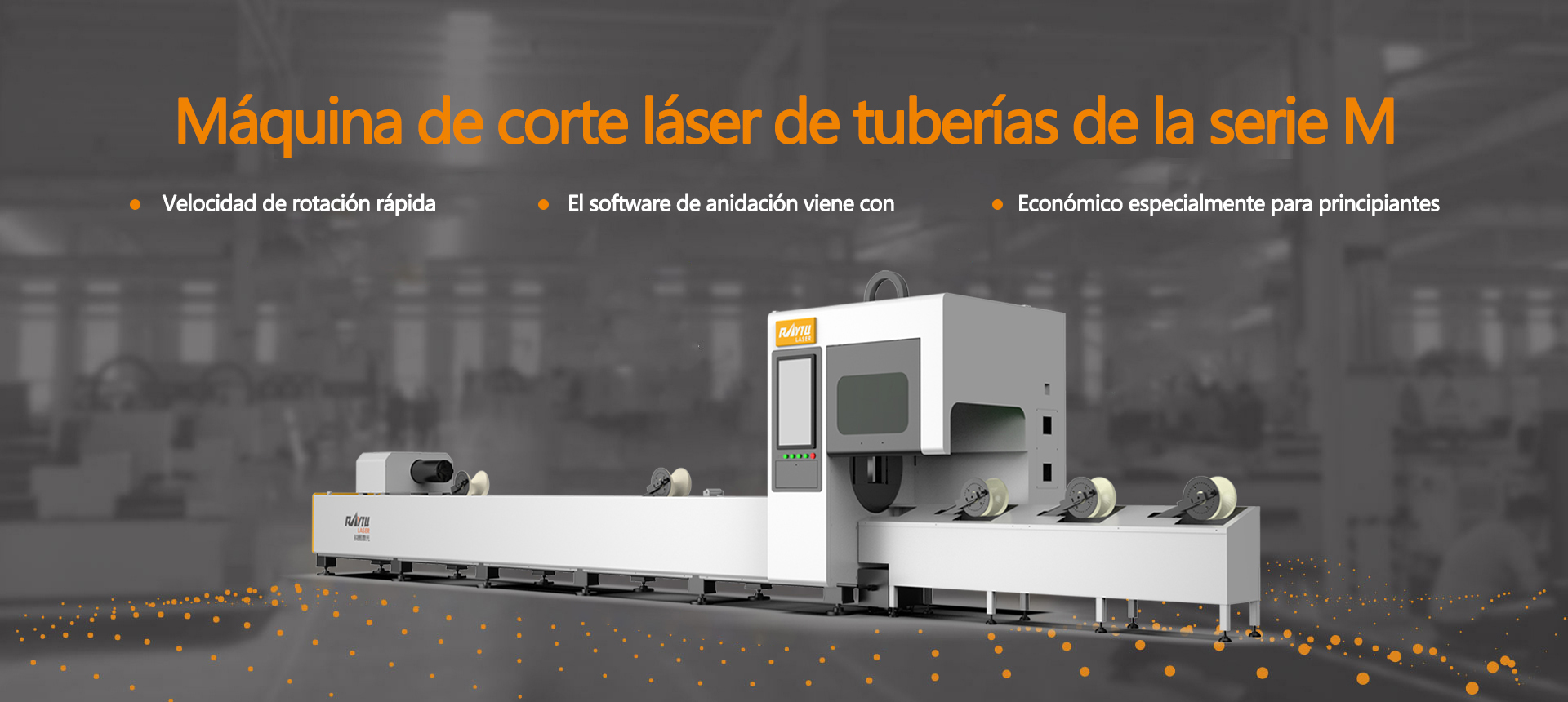 Máquina automática de corte por láser de tubos