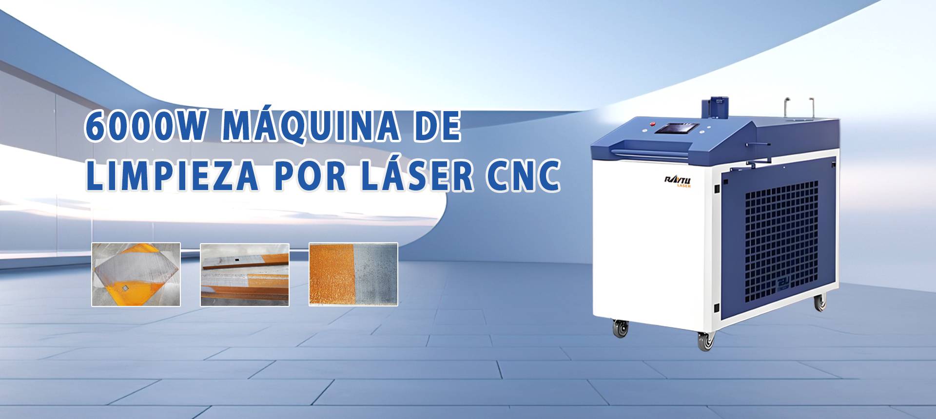 Máquina de limpieza láser de 6000 W